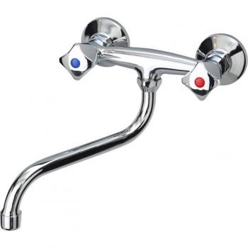 Bec S chromé pour robinet de salle de bain LUCY