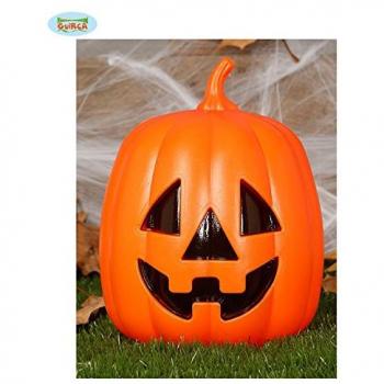 Zucca di Halloween con Luce 27 cm