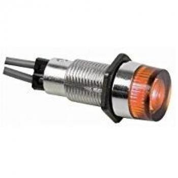 Voyant rond 13 mm 220V orange