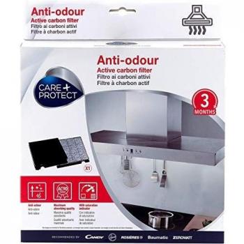 CARE + PROTECT Filtres à Charbon Actif Anti-Odeur Compatibles (225x210x30mm)