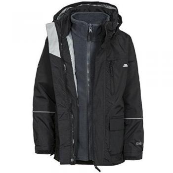 Trespass Prime II – Unisex Kids‑Jacke 7-8 J., wasserdicht, Kapuze