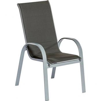 MERXX Hochlehner „Amalfi Di Lusso“ – 2‑Pack, Polyester, Graphit