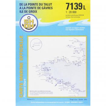 Plastimo Cartes Marines Pointe Du Talut-pointe De Gâvres Shom 7139 L