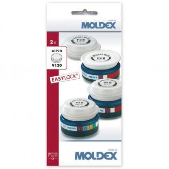 Moldex 912012 Series 7000/9000 EasyLock A1P2 R Pre-assembled Filter (Wrap of 2)