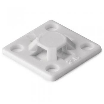 HellermannTyton MB2A-PA66-WH White Adhesive Mount