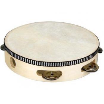 Tambor de Madera Clara con Acero, 20 cm – Trade Shop