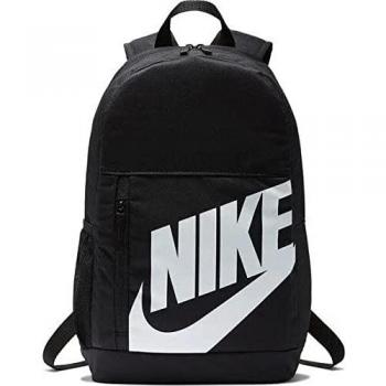 Nike Elemental Rucksack für Jungen, Schwarz/Schwarz/Weiß, 45,5 x 30,5 x 12,5 cm