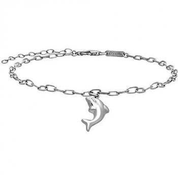 Stilvolle Fußkette Julie Julsen: Spirit‑Delfin, 925 Silber