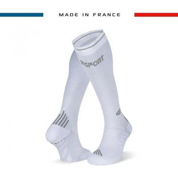 Socken BV Sport Run Compression Weisgrau