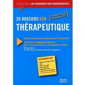 29 dossiers ECN Thérapeutique