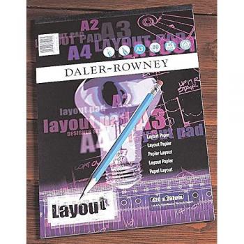 Daler-Rowney Smooth Surface Layout Pad A2
