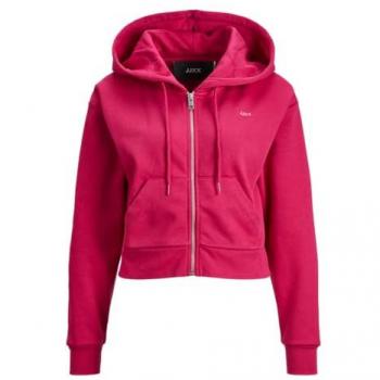 Sudadera Jack & Jones Abbie Full Zip rosa mujer