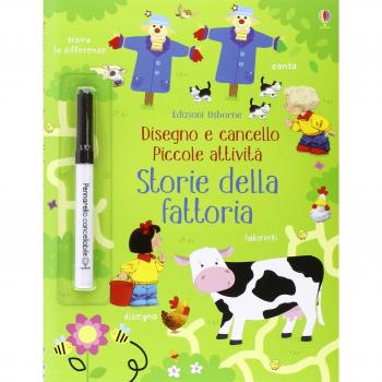 Storie della fattoria. Piccole attività. Disegno e cancello. Ediz. illustrata. Con gadget