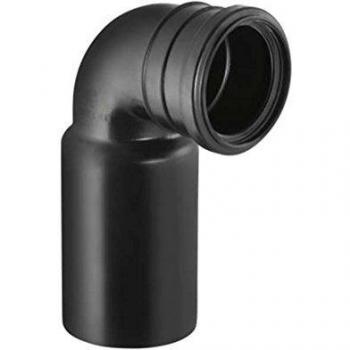 Geberit 366061161 Conduit de WC mural en polyéthylène 90 degrés DN90/90 pour GI