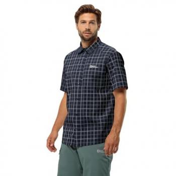 JACK WOLFSKIN Norbo S/S Hemd M Herren Blau
