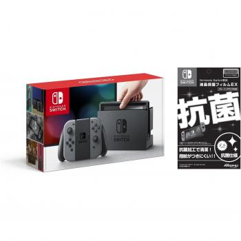 Nintendo Switch LCD Protection Film – Gray (Joy‑Con L & R)