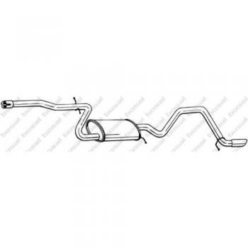 BOSAL 288-183 Cano de escape traseiro