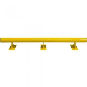 Barrière sécuritaire Moravia 2000 mm couleur jaune avec plaques de fond