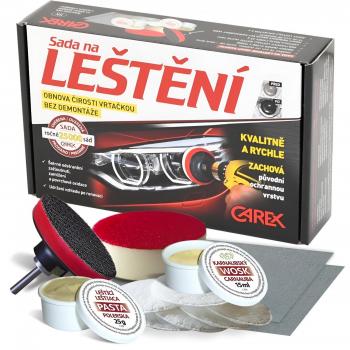 Carex Sada na leštění a ochranu povrchu světlometů 90709