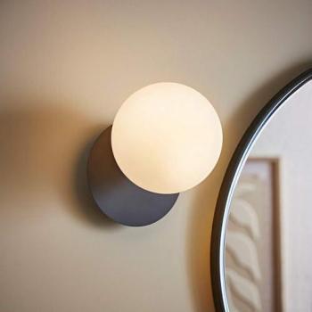 Arctic Aura Wall Lights – Darla Frosted Globs (Dark Navy)