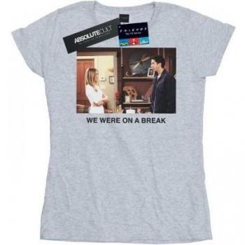 T-Shirt Femminile: We Were on a Break in Cotone