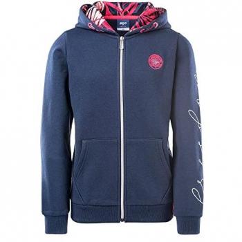 Bejo Ashira Junior 140 cm Black Iris Zip‑Up Sweatshirt – Girls’ Size