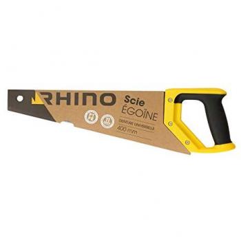 Rhino 400 mm Scie Égoïne – Coupe Bois, 11 Dents/Pouce, PTFE Anti‑Friction