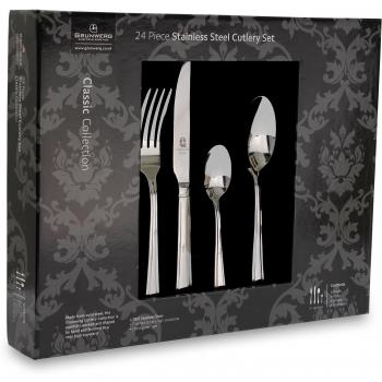 Classic Harley Pattern 24 Piece Cutlery Set