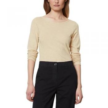 Marc O'Polo Damen Langarmbluse beige XS