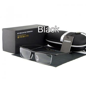 HDCRAFTER Men's Rimless Myopia Glasses