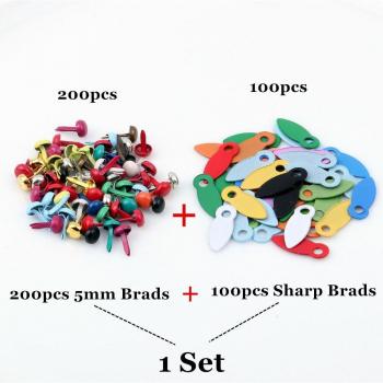 Botones Sujetadores 300pc – Scrapbook Foto Giratorio