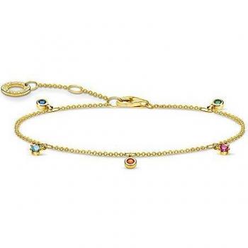Bracciale 16 cm Argento 925 Thomas Sabo Dorato Oro Giallo 750