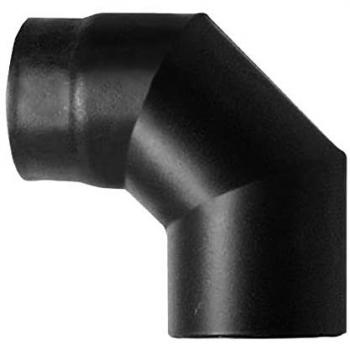Poêle à bois Curve 90 DN 150 – Émail haute température 600 °C, Norme CE, Made in Italy