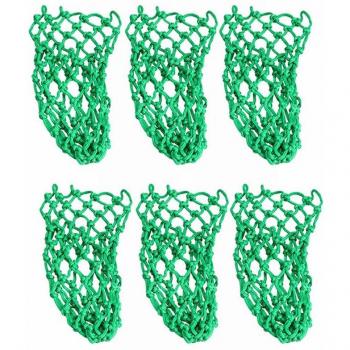 6PCS Green Nylon Mesh Snooker Pocket Bags