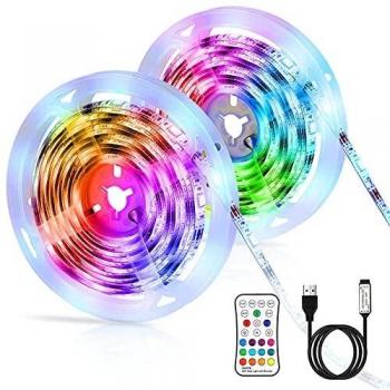 Tiras LED 6M RGB con 4 Modos de Brillo