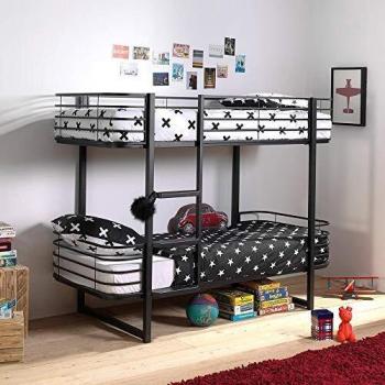 Vipack Oscar Hochbett, 90 x 200 cm, Schwarz