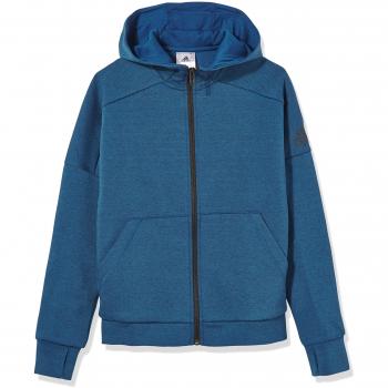 Adidas Jungen Kapuzenjacke Id Stadium, Blunit/Black, 128