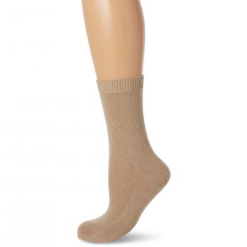 Camel Cosy Wool and Cashmere Socks