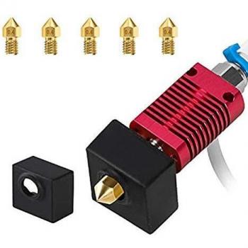 Hotend MK8 Sprinkler con blocco termico alluminio