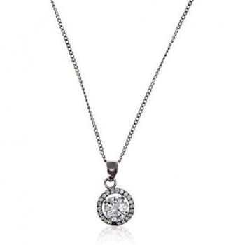 Collier Éclat Mythique : Argent 925, Zircone Étincelante – Femme