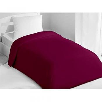 Housse de couette en coton uni Violet 140 x 200 cm