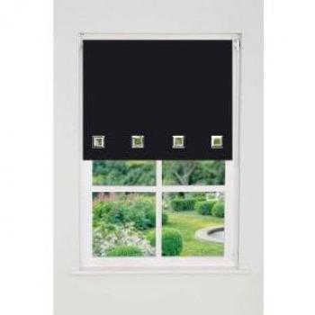 Square Eyelet Edge Roller Blind