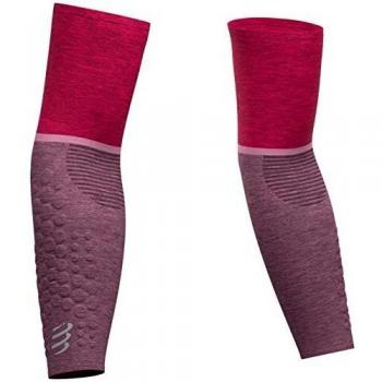 ArmForce Ultralight Armlinge (COMPRESSPORT) – Pink/Melange, T1‑Größe (22–25 cm), 2020 – Beinschutz