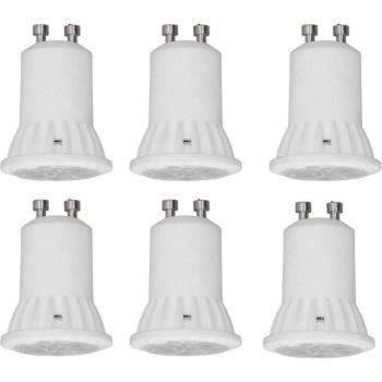 Eosnow 6‑Pack Keramik‑LED MR11 – 4 W, 360 lm, 120° Lichtstrahl, GU10, 220 V