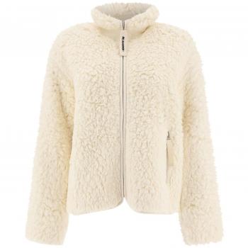 Giacca in shearling bianca Jil Sander Taglia M