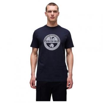 T‑shirt Napapijri 3XL Marine Blue con logo