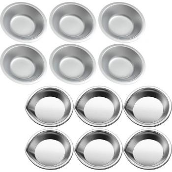 12-Piece Stainless Steel Watercolor Trays
