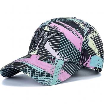 Gorra de béisbol bordado NY para mujer
