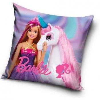 Taie d'oreiller microfibre Barbie Licorne 40x40