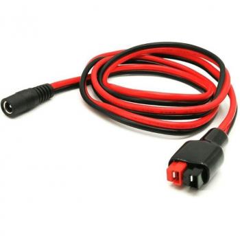 DC 5,5 mm x 2,1 mm Stekker Kabel met DC 8 mm Adapter